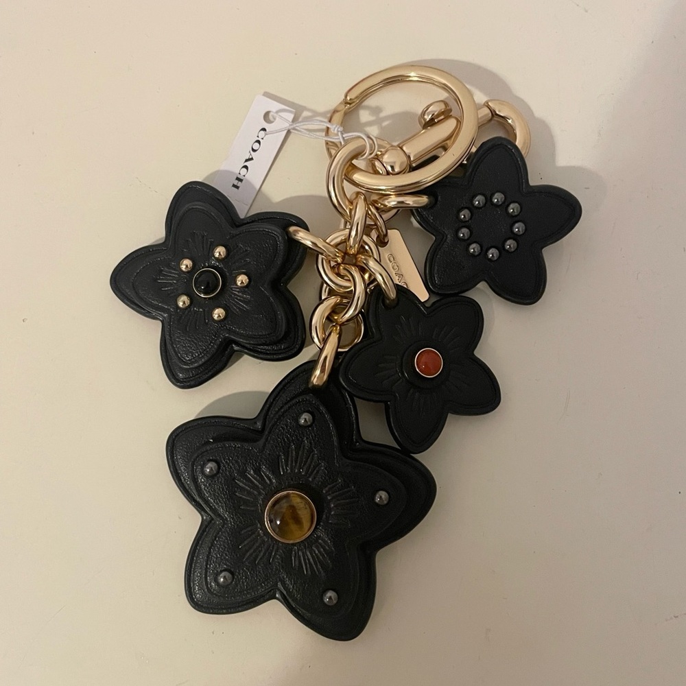 Coach wildflower keychain